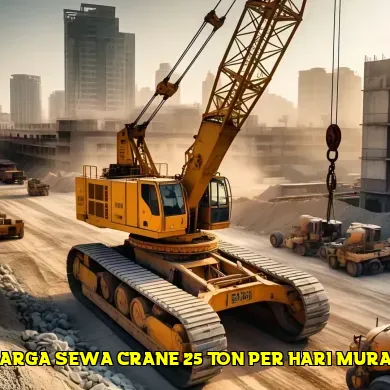Informasi Harga Sewa Crane 25 Ton Per Hari di Sektor Konstruksi